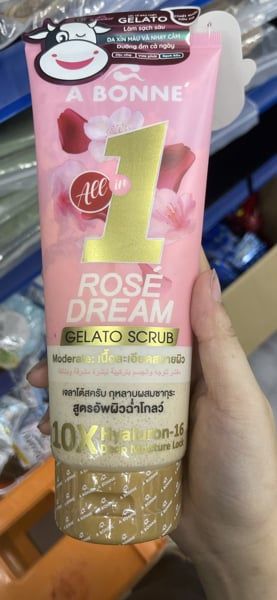 PU-Tiêu dùng. Rose Gelato Body Scrub Cream A Bonne 300g