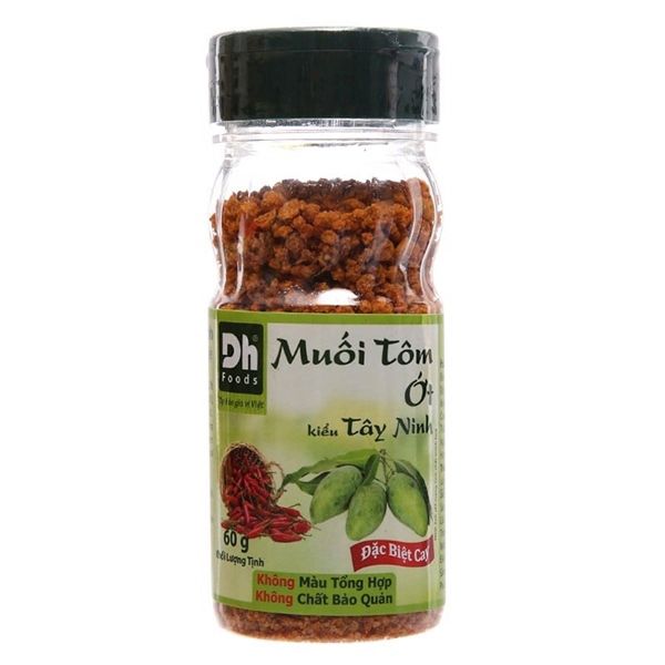 SD-Gia vị & Baking. Shrimp Chili Salt Tay Ninh DH Food 60g