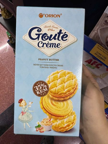 SN.PC-Bánh. Peanut Butter Goute Creme Orion 6P