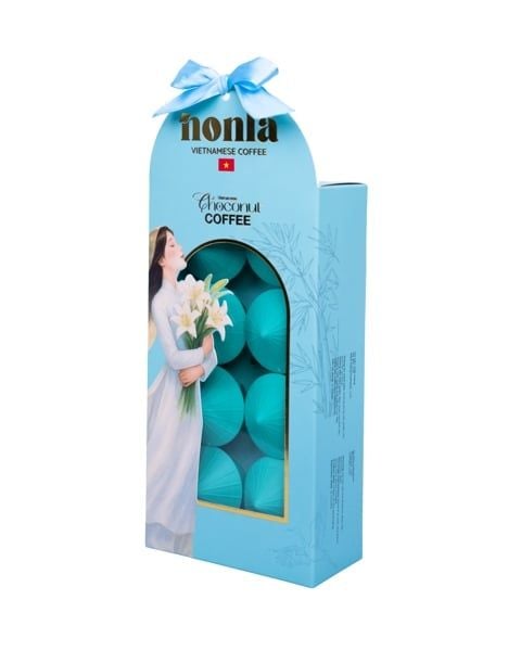CF-Cà phê. Coconut Milk Flavor Coffee Box Nonla 48g (8capsules x 6g)