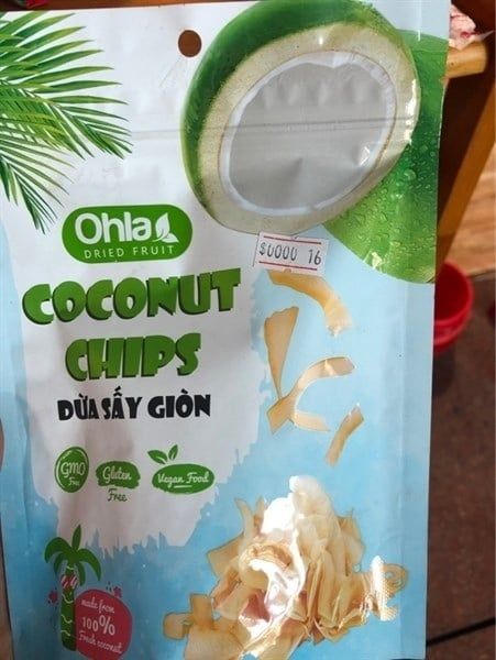 FRD-Trái cây sấy. Crispy Dried Coconut Ohla 100g