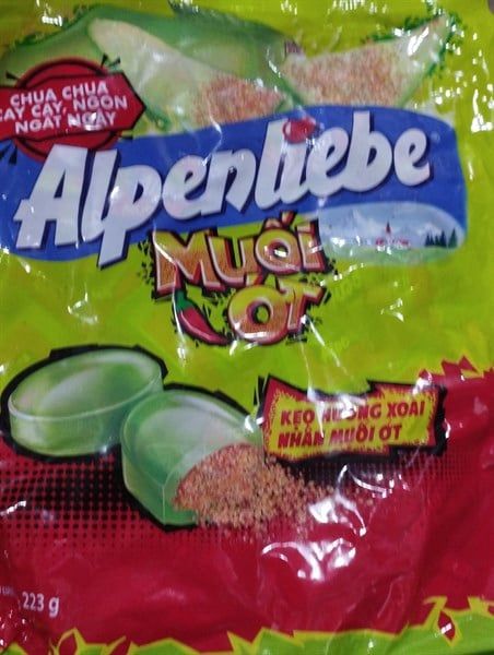 SN.CD-Kẹo. Mango Candy With Chili Salt Filling Alpenliebe 203g