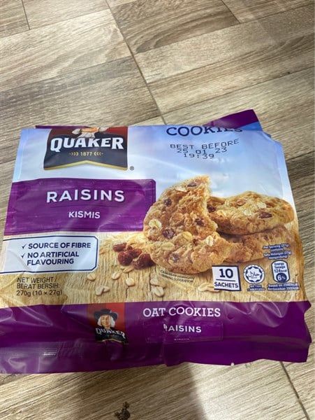 SN.PC-Bánh. Oatmeal Biscuits Quaker 270g