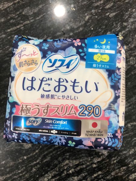 PU-Tiêu dùng. Sofy Skin Comfort Ultra-Thin Night 29cm