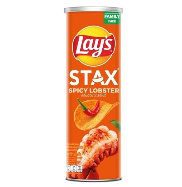 SN-Bánh. Potato Chips Spicy Lobster Stax Lay's 150g