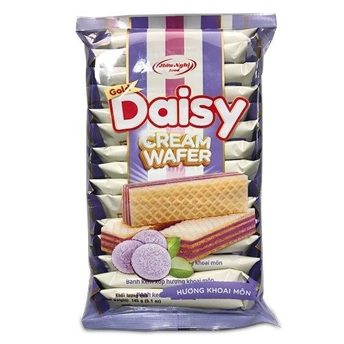 SN.PC- Taro Flavored Wafers Gold Daisy 145g