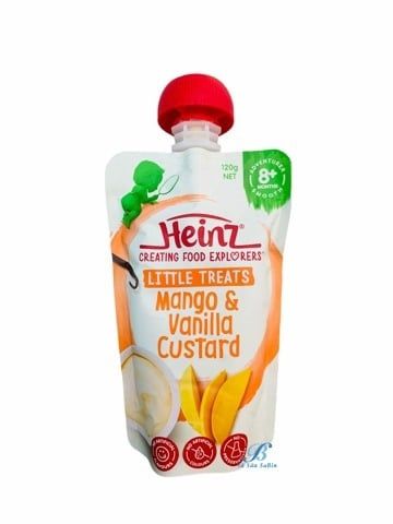 JA-Mứt. Mixed Purée For Babies From 8 Months Mango & Vanilla Custard Heinz