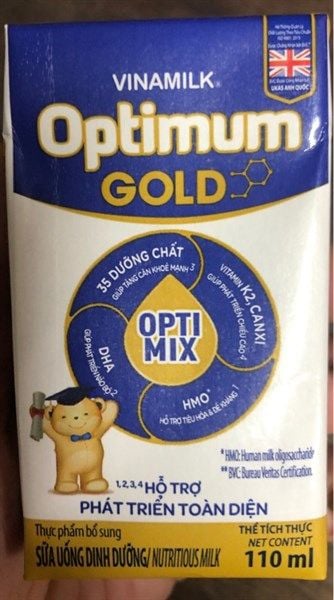 DA.M.F-Sữa. Optimum Gold Vinamilk 110ml