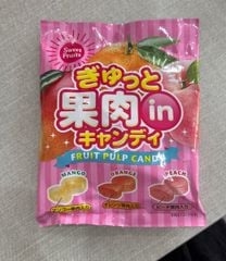 SN.CD-Kẹo. Orange, Mango, and Peach Flavored Fruit Candy Eikodo 80g