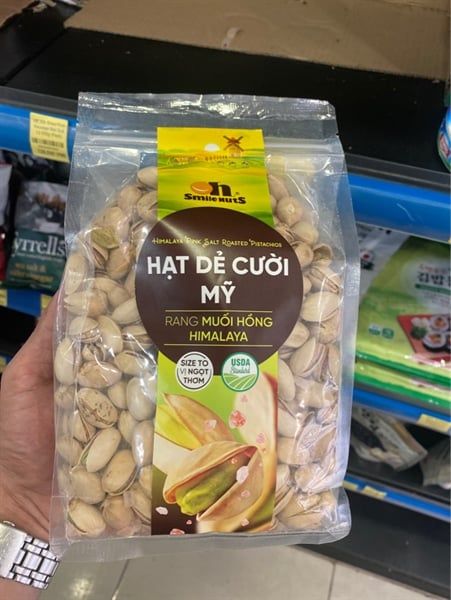 NU-Hạt. Roasted Pistachio Zipper Bag Oh Smile Nuts 250g