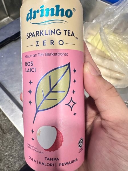 TE-Trà. Lychee and Rose Flavor Sparkling Tea Drinho 320ml