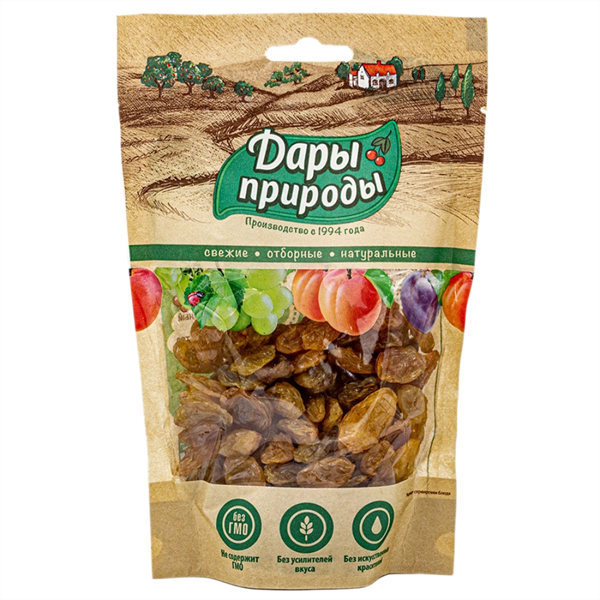 FRD-Trái cây sấy. Dried Golden Raisins Dary Prirody 150g