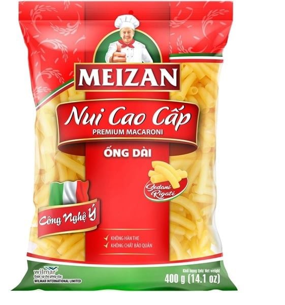 GR.P-Mì Ý. Premium Macaroni Meizan 400g