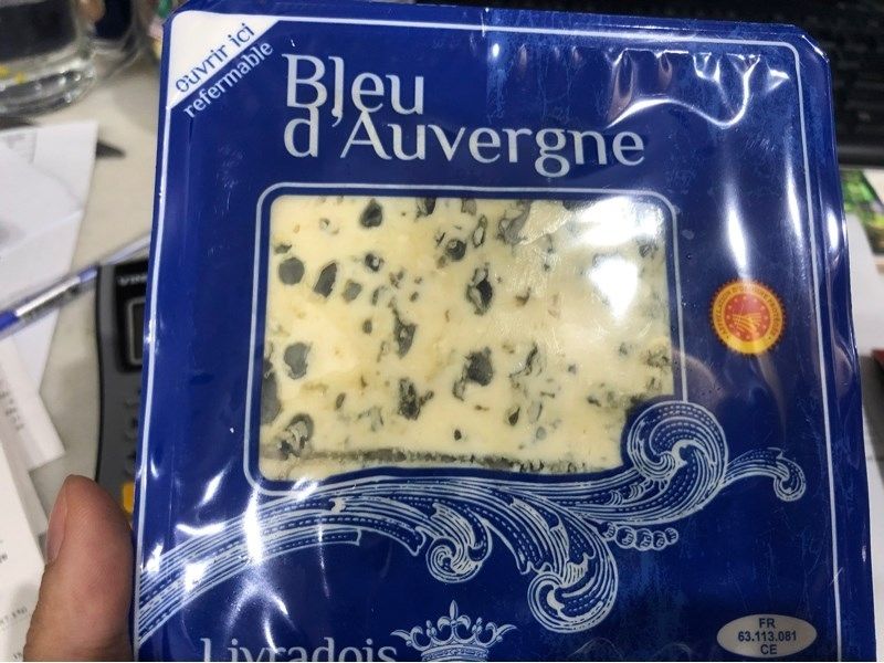 DA.C-Phô mai. Bleu D'Auvergne Cheese 125g