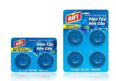 PU-Tiêu dùng. Automatic Toilet Bowl Cleaner Tablets Gift 2x55g