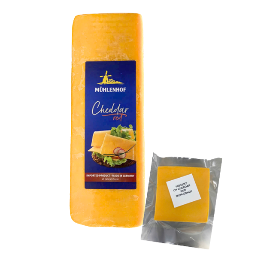 DA.C-Phô mai. Mild Red Cheddar Cheese Muhlenhof 3kg