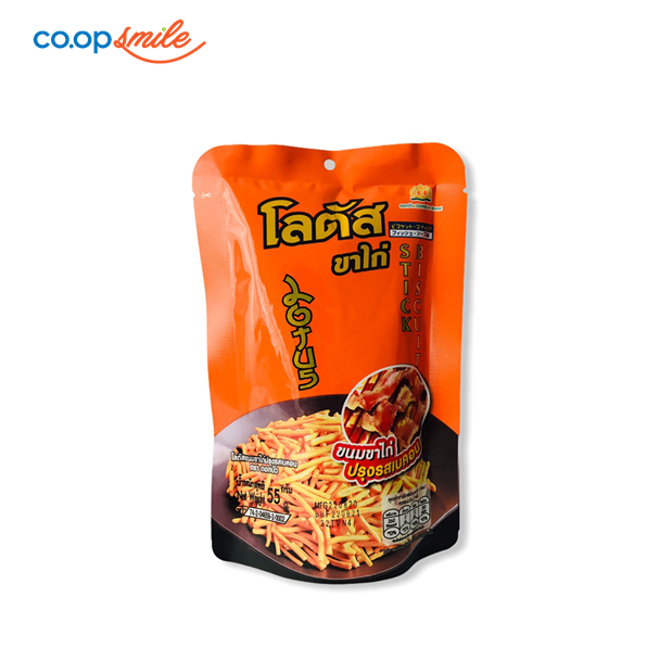 Bánh que cam stick biscuit DORKBUA 50g