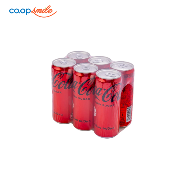 NGK Coca không đường lốc 6x320ml