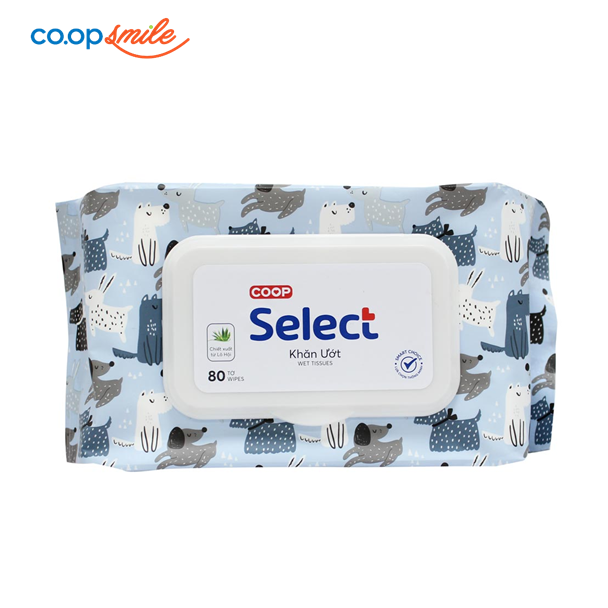 Khăn ướt baby Co.op Select 80M