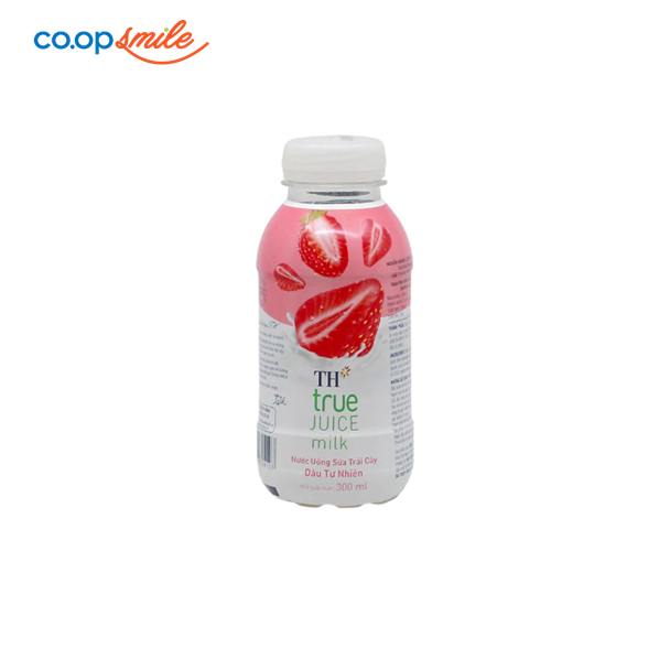 Nước uống sữa trái cây TH dâu 300ml
