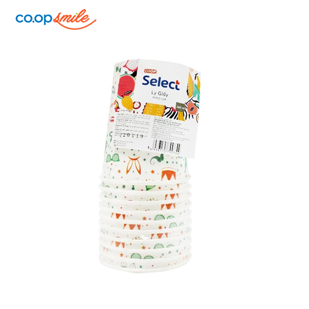 Ly giấy Coop Select 360ml 10 cái GT