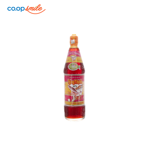 Nước mắm đặc sản HƯNG THỊNH 38 42g/l chai 750ml