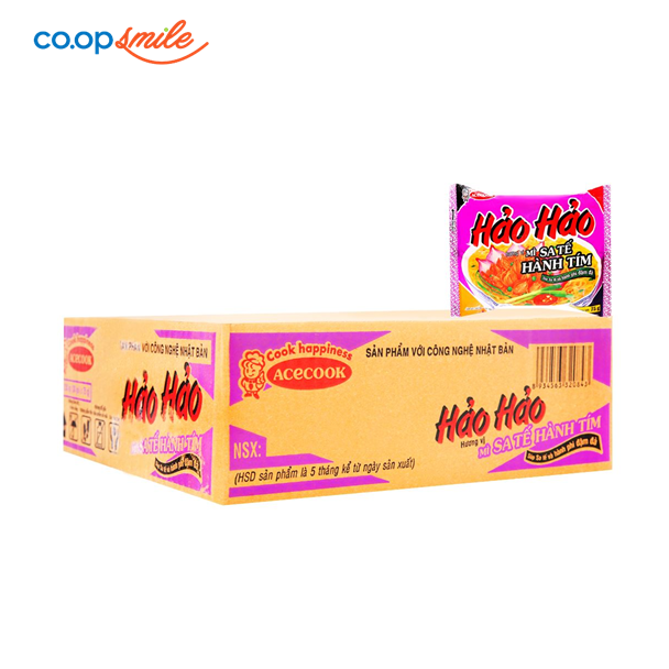 Mì Hảo Hảo vị satế hành tím thùng 30 góix74g