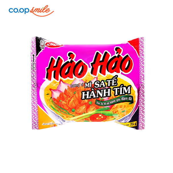 Mì Hảo Hảo vị satế hành tím gói 74g