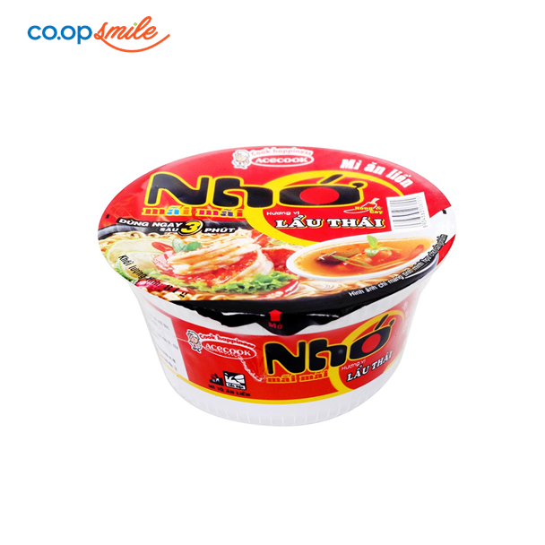 Mì vị lẩu Thái NHỚ mãi mãi tô 84g