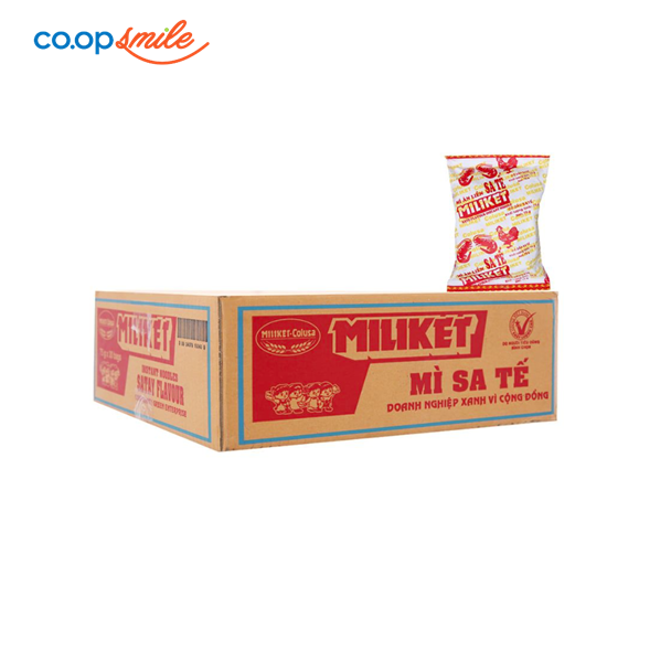 Mì MILIKET vị sate thùng 30x75g