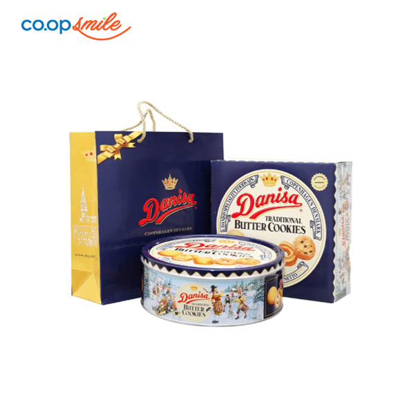 Banh quy bơ DANISA hộp thiếc 681g