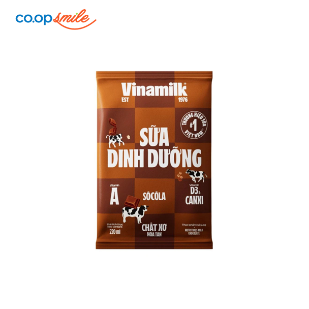 Sữa dinh dưỡng Vinamilk soco gói 220ml