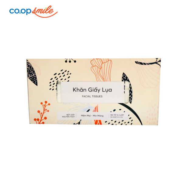 Khăn giấy hộp Co.op Select 180 tờ