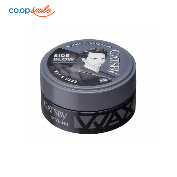 Wax tóc Gatsby Mat & Hard đen 75g