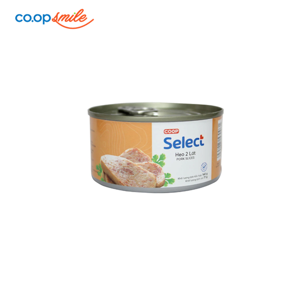 Heo 2 lát Co.op Select có khóa 140g