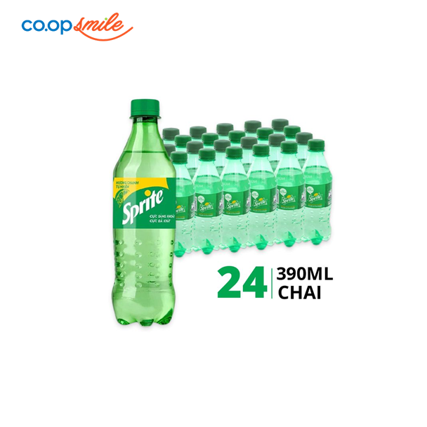 Nước ngọt SPRITE chai thùng 24x390ml