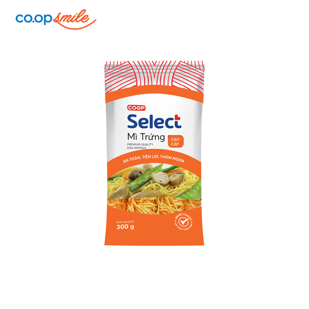 Mì trứng Coop Select cao cấp 300g