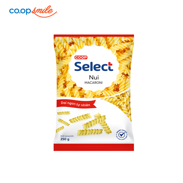 Nui xoắn Coop Select đặc biệt 250g