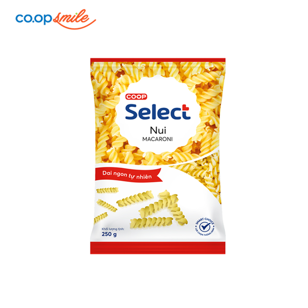 Nui xoắn Coop Select đặc biệt 250g
