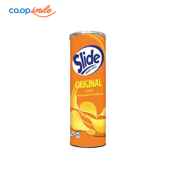 Bánh lát khoai tây SLIDE tự nhiên lon 100g