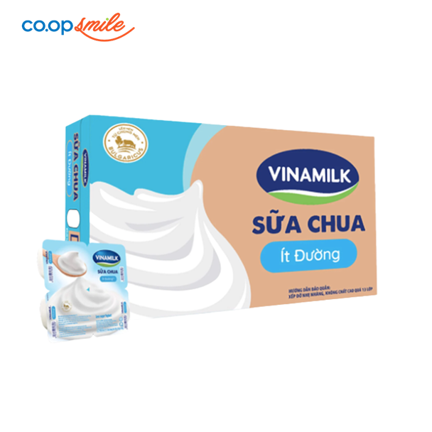 Sữa chua Vinamilk ít đường thùng 48x100g