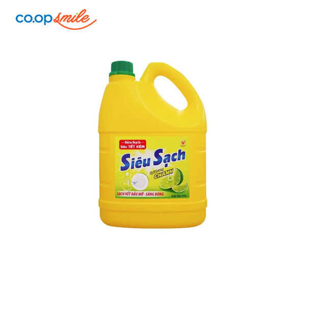 Nước rửa chén Lix siêu sạch chanh 3.6/ 3.5 kg