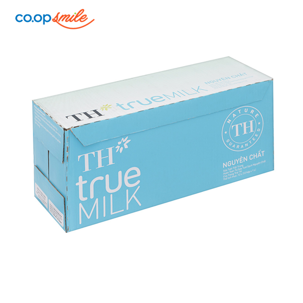 Sữa tươi TH nguyên chất hộp giấy 12x1L