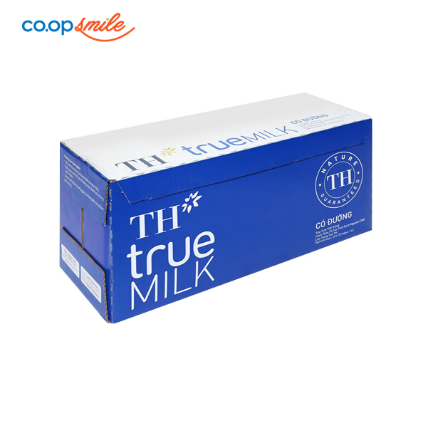 Sữa tươi TH có đường hộp giấy 12x1L