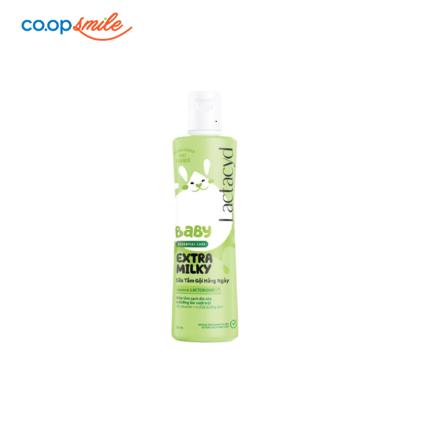 Sữa tắm gội Lactacyd baby Milky 250ml