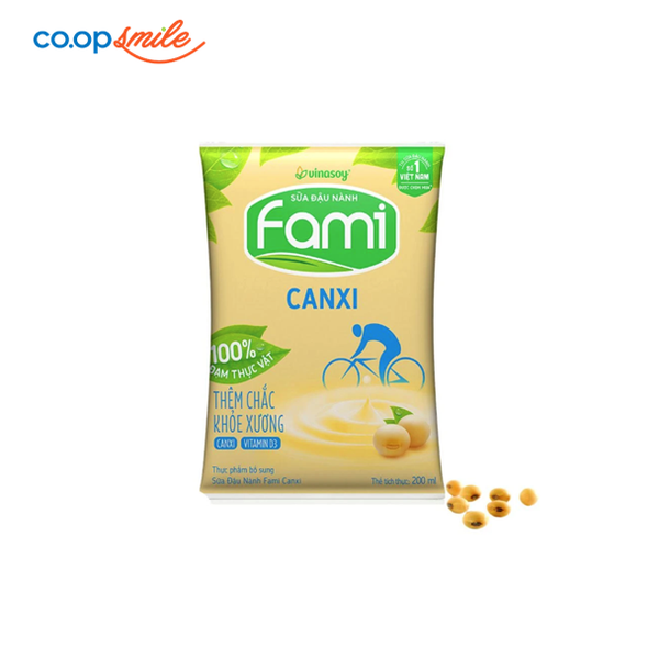 Sữa đậu nành FAMI canxi 200ml