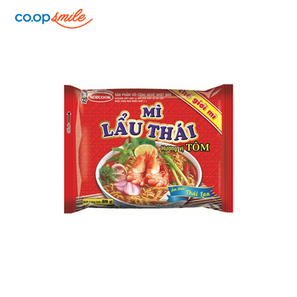 Mì Thế Giới Mì lẩu thái tôm 81g