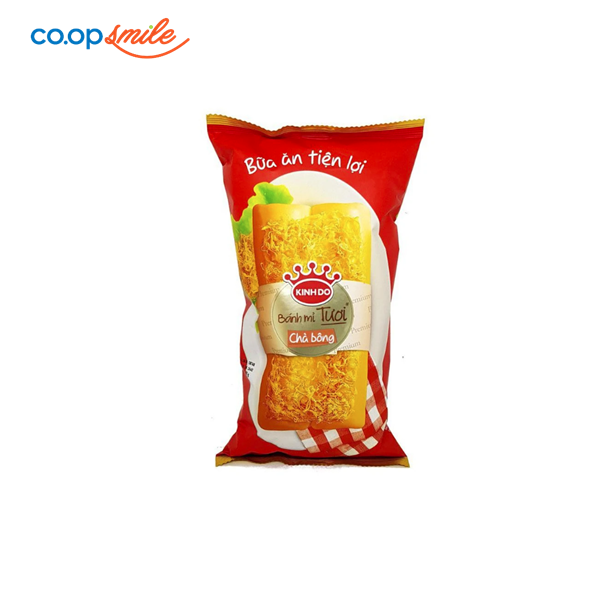 Bánh mì tươi 6 múi nhân chà bông 80g