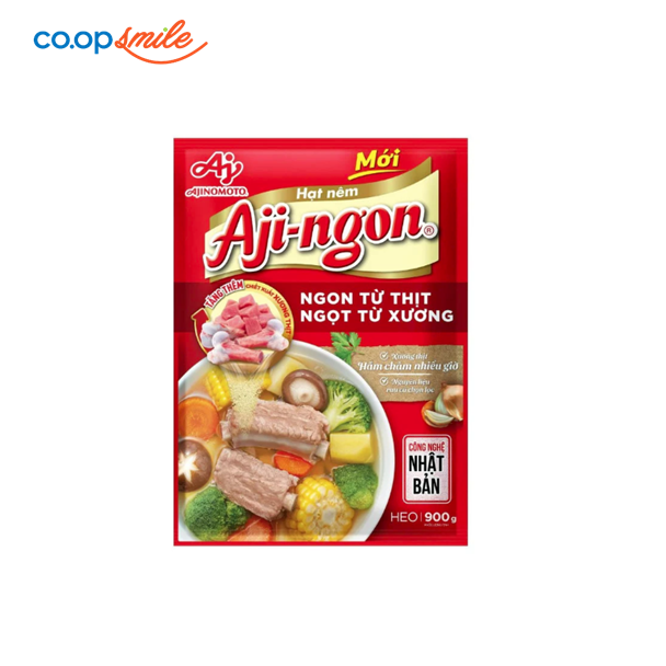 Hạt nêm AJI NGON heo 900g