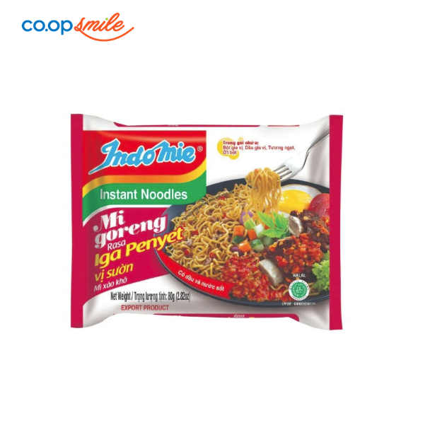 Mì xào Indomie vị sườn 80g